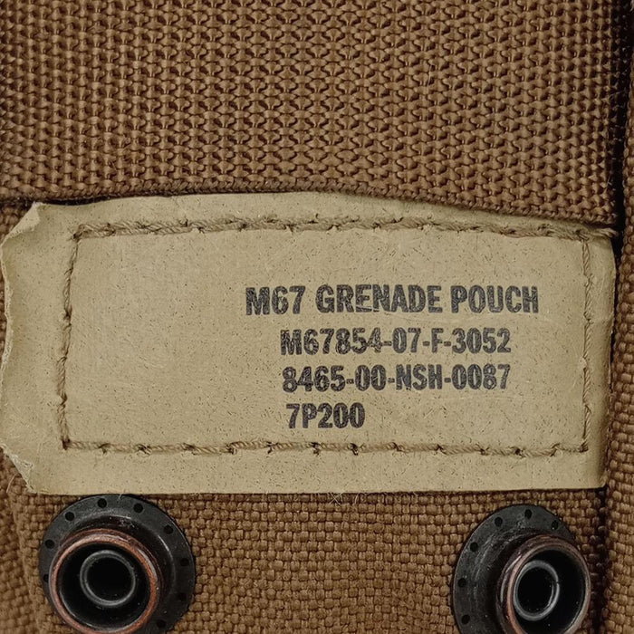 USMC Coyote Hand Grenade Clip Pouch - US Army Surplus - Grenade Pouches