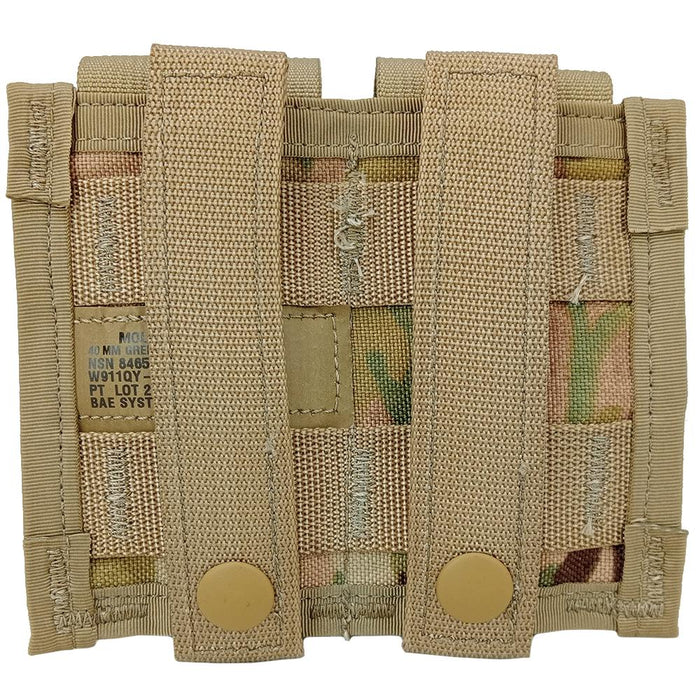 USGI Multicam Double 40mm Rifle Grenade Pouch - US Army Surplus - Grenade Pouches