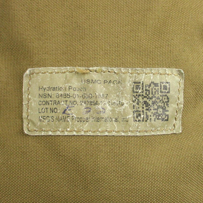 USMC Coyote FILBE Hydration Pouch - US Army Surplus - Hydration Packs