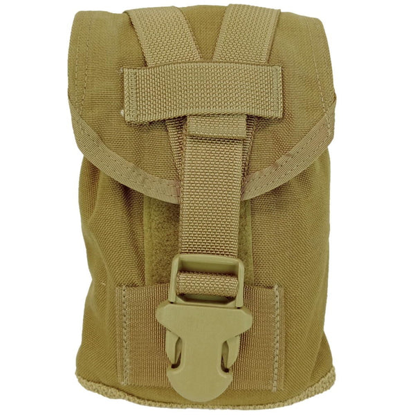 USGI Khaki MOLLE Mesh Canteen Pouch - US Army Surplus - Canteens & Bottles