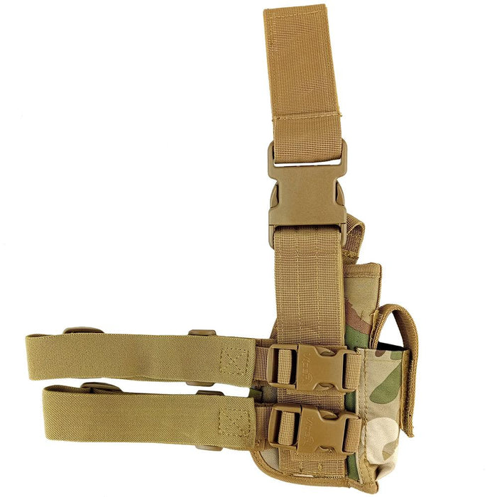 Multi Camo Tactical Leg Holster - Left Handed - Viper - Holsters