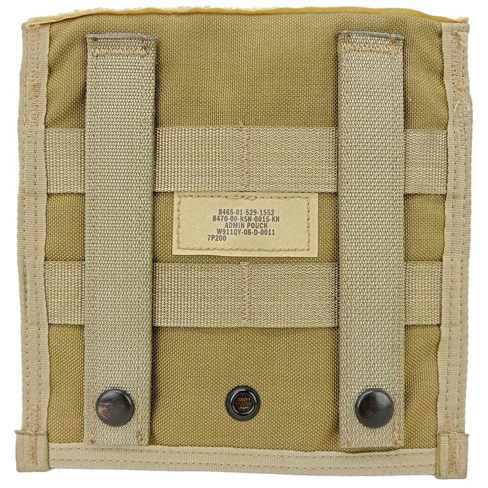 USGI Khaki MOLLE Admin Pouch