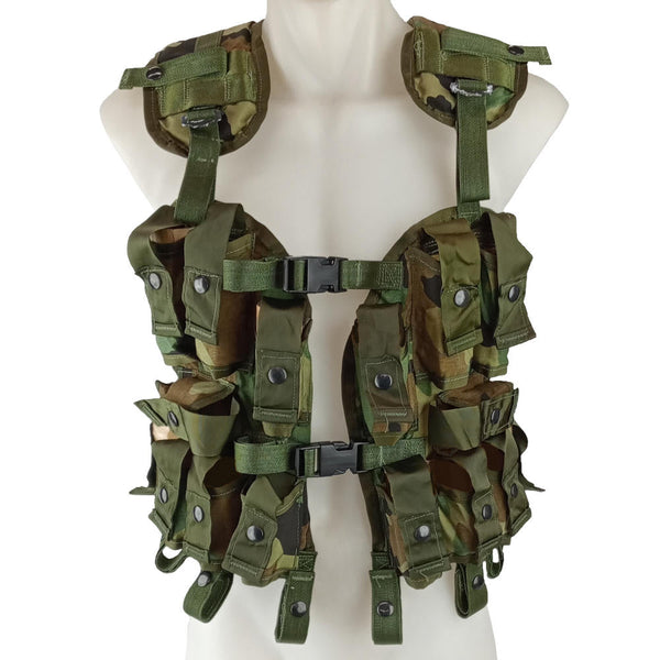 USGI Woodland Grenade Load Bearing Vest - US Army Surplus - Combat Vests