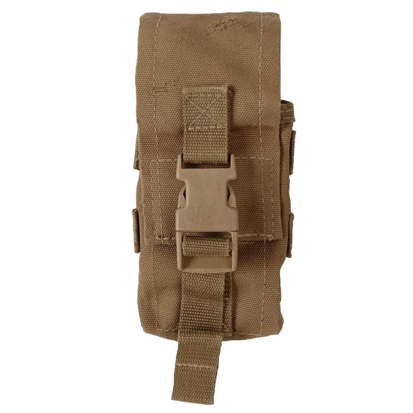 NZ Army Coyote Double Mag Buckled Pouch - New Zealand Army Surplus - Magazine Pouches