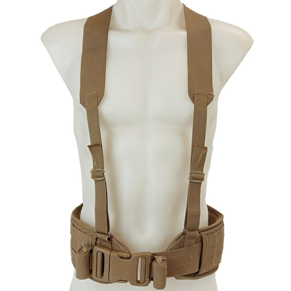 USMC Coyote MOLLE Belt w/ Suspenders - US Army Surplus - Webbing Sets