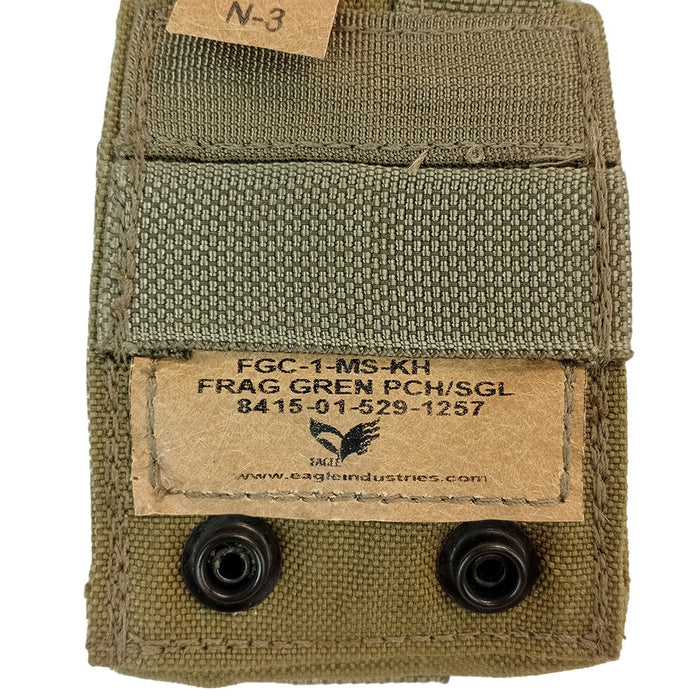 USGI Khaki Hand Grenade Clip Pouch