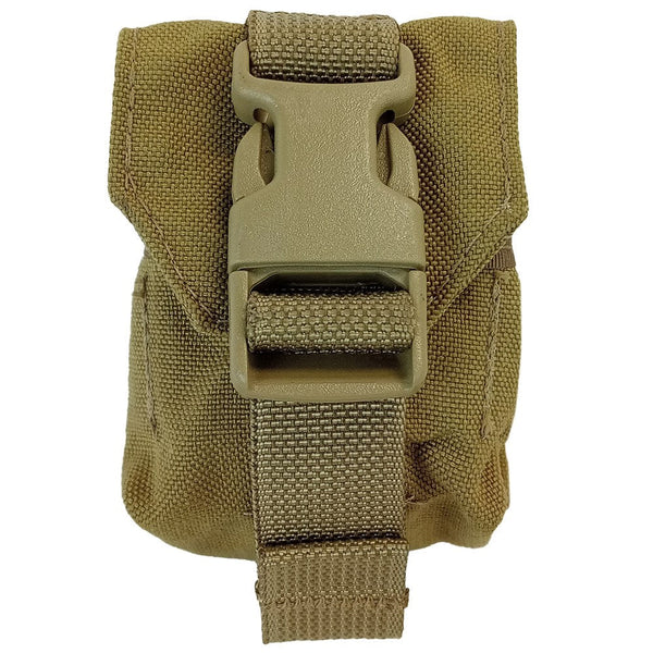 USGI Khaki Hand Grenade Clip Pouch - US Army Surplus - Grenade Pouches