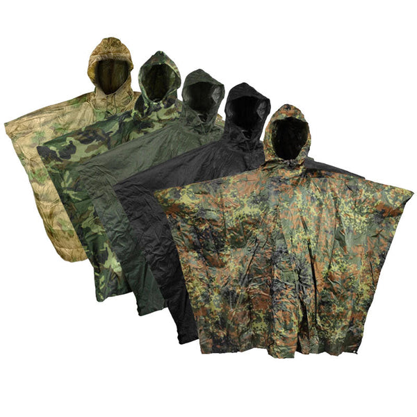 Military Style Waterproof Poncho - Mil-Tec - Ponchos