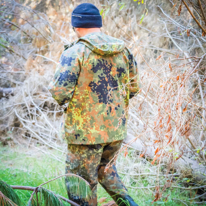 German Flecktarn Rain Jacket - German Army Surplus - Rain Jackets