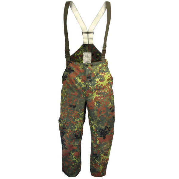 German Army Flecktarn Rain Trousers - German Army Surplus - Rain Trousers