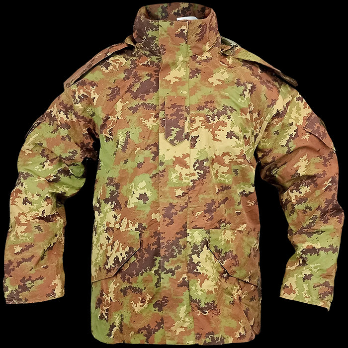 Italian Army Vegetato Wet Weather Jacket - Italian Army Surplus - Rain Jackets