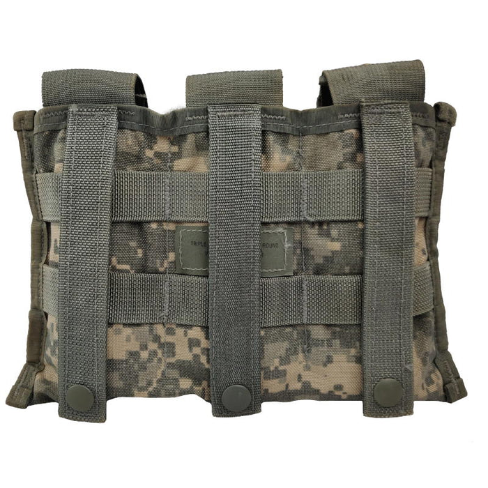 USGI MOLLE II M4 Triple Pouch - US Army Surplus - Magazine Pouches